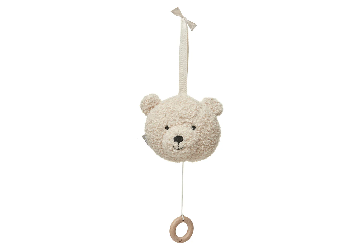 Музична підвіска Jollein Teddy Bear, натуральна – інтернет-магазин Jollein