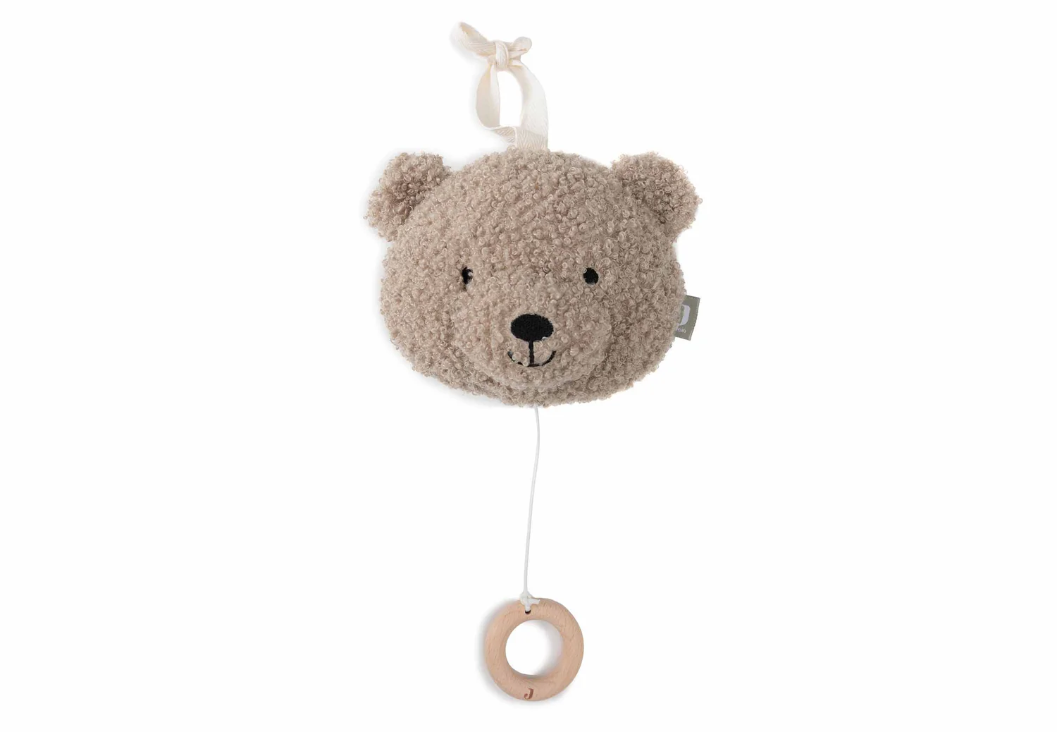 Музична підвіска Jollein Teddy Bear, оливкова – інтернет-магазин Jollein