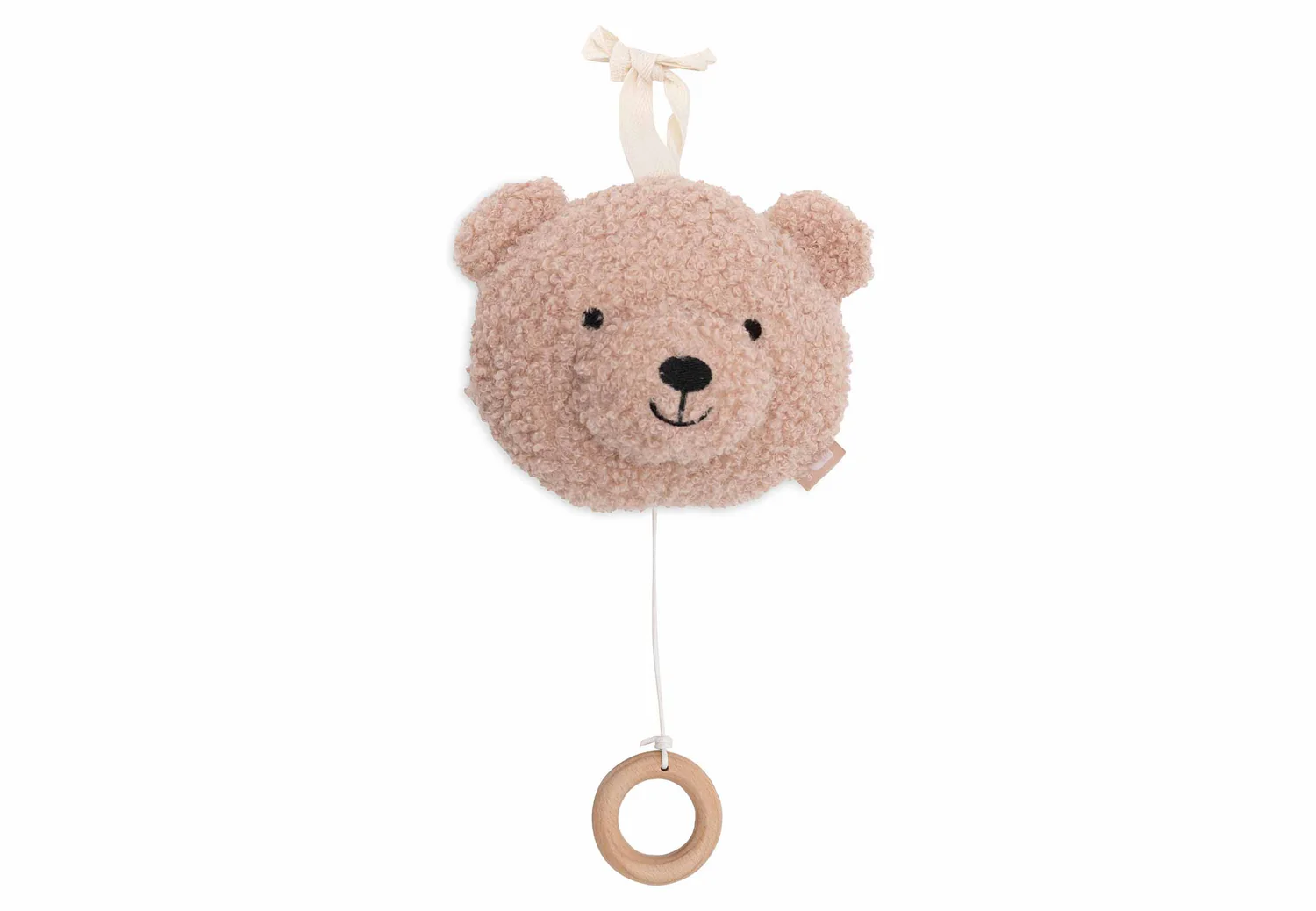 Музична підвіска Jollein Teddy Bear, дикий трояндовий – інтернет-магазин Jollein