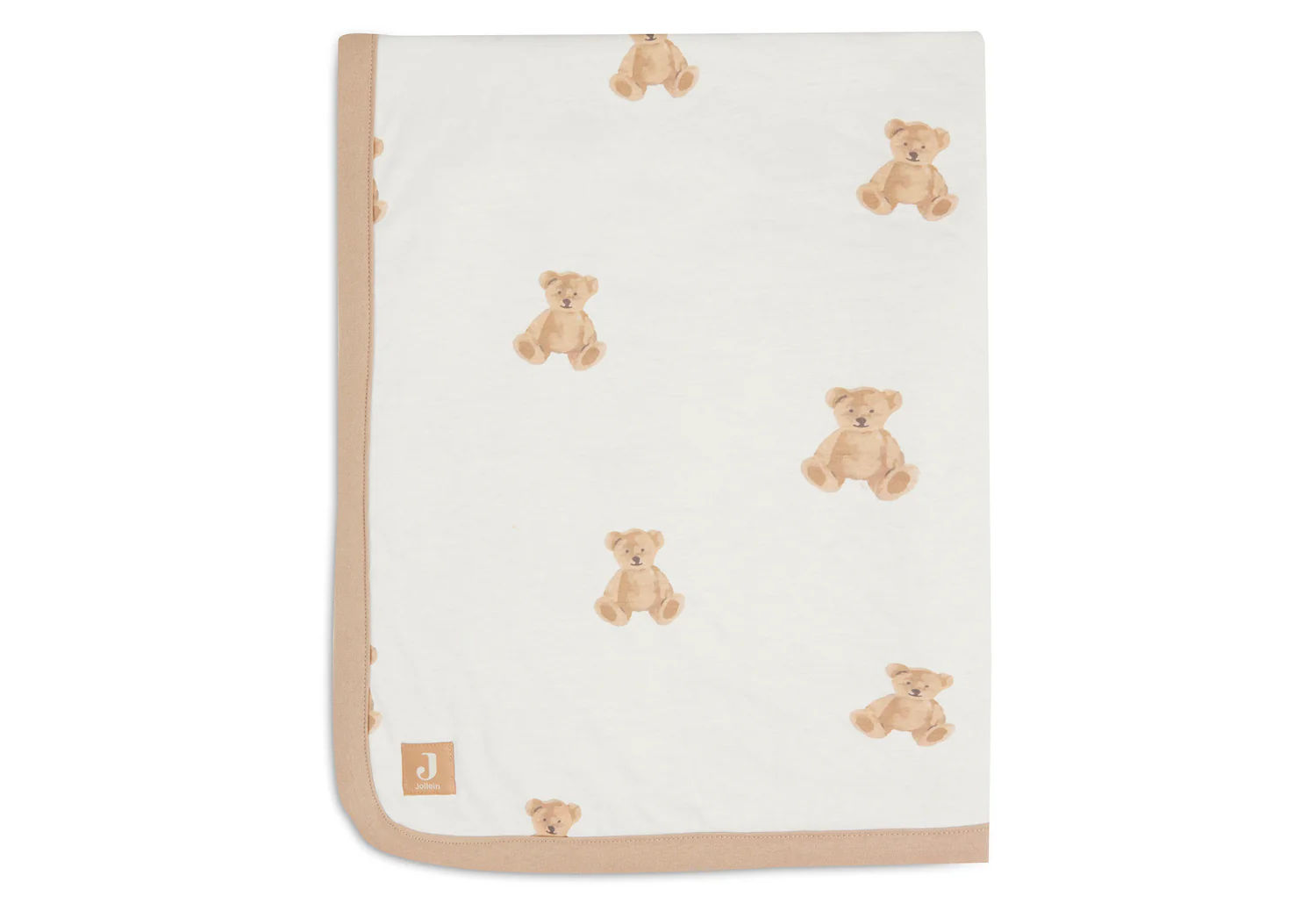Колискова трикотажна ковдра Jollein 75×100, Teddy Bear – інтернет-магазин Jollein