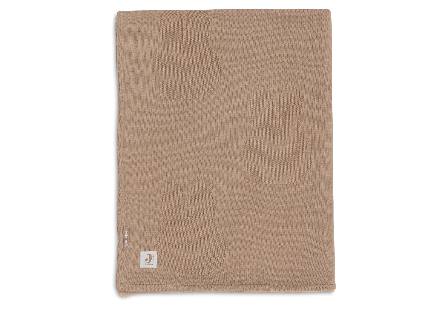 Колискова ковдра Jollein Miffy 75×100, бісквіт/оксамит – інтернет-магазин Jollein