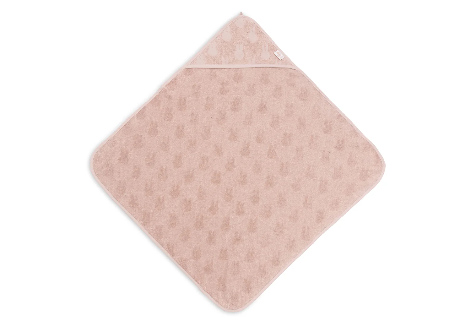 Купальна накидка Jollein Terry 75×75 Miffy жаккард, дика троянда – інтернет-магазин Jollein