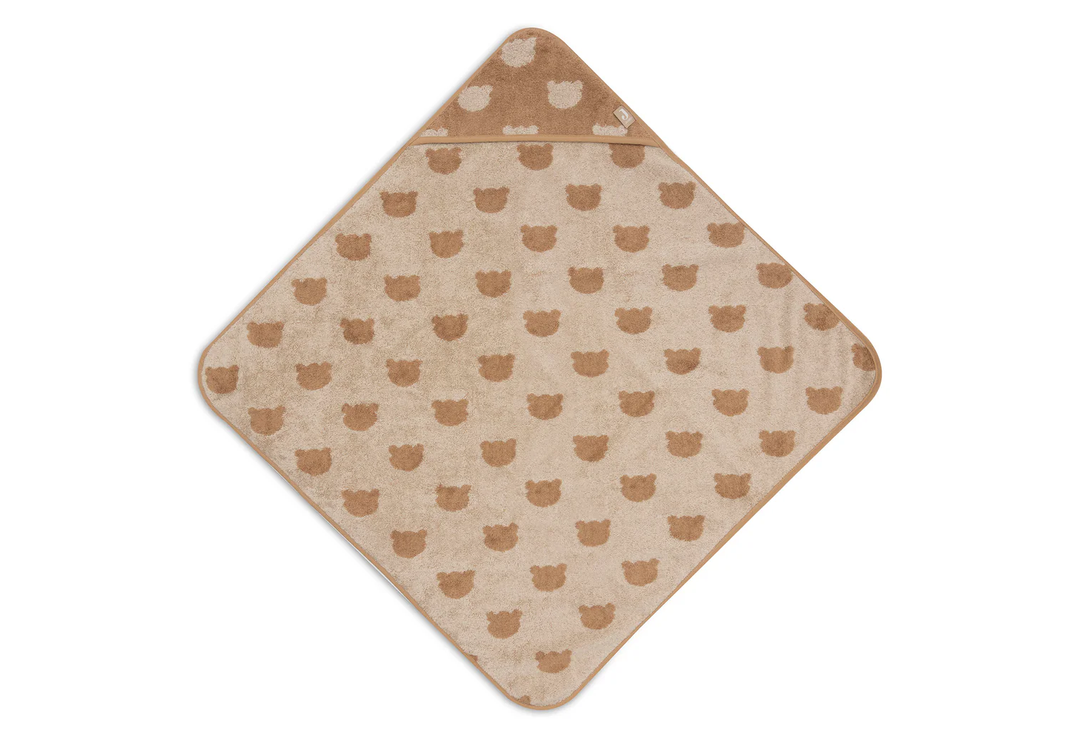 Купальна накидка Jollein Terry 75×75 жаккард, Teddy Bear – інтернет-магазин Jollein