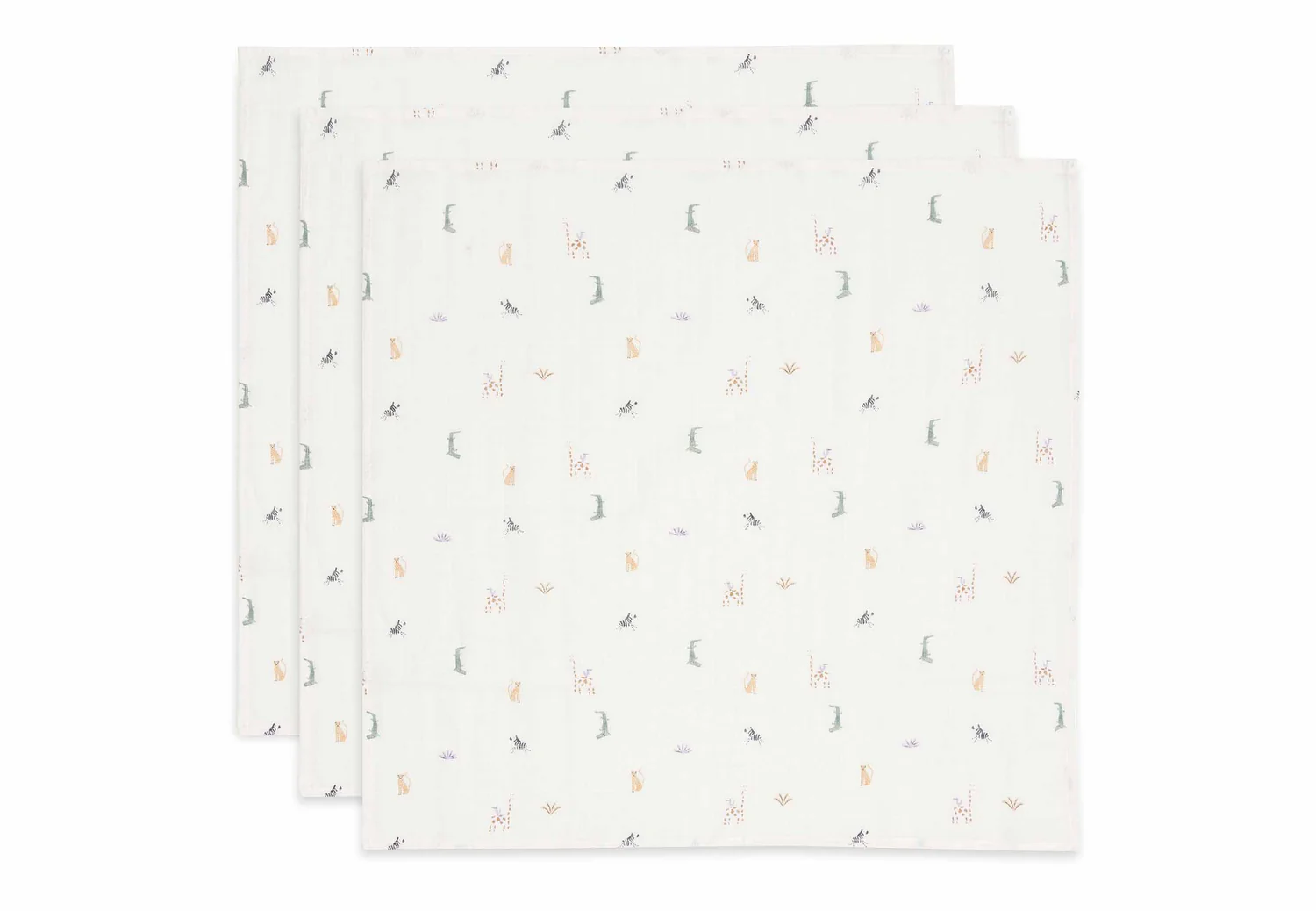 Муслінові пелюшки Jollein 70×70, Jungle Jambo, 3 шт. – інтернет-магазин Jollein