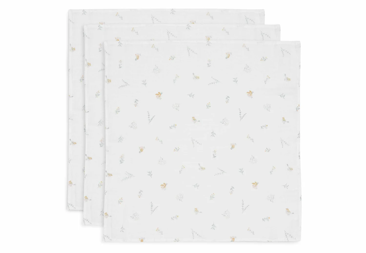 Муслінові пелюшки Jollein 70×70, Lovely Birds, 3 шт. – інтернет-магазин Jollein