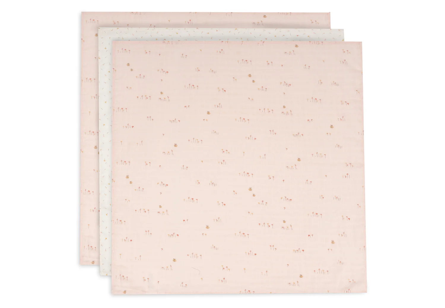 Муслінові пелюшки Jollein 70×70, Pretty Picnic, 3 шт. – інтернет-магазин Jollein