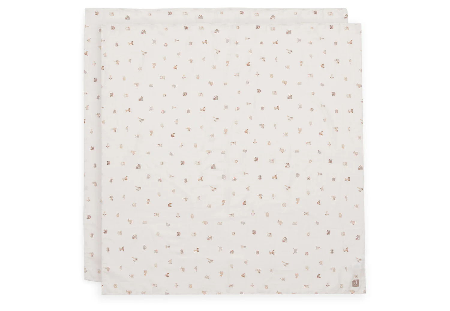 Муслінові пелюшки Jollein 115×115, Animal Friends, 2 шт. – інтернет-магазин Jollein